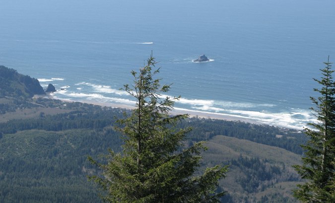 looking west